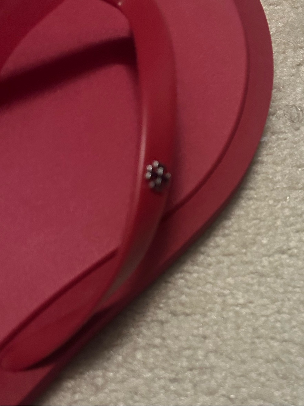 NWT TORY BURCH KIRA padded flip flops in TORY RED!!! - Picture 7 of 16